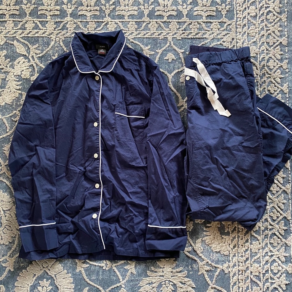 JCrew ‘Vintage’ Long Sleeve Pajama Set